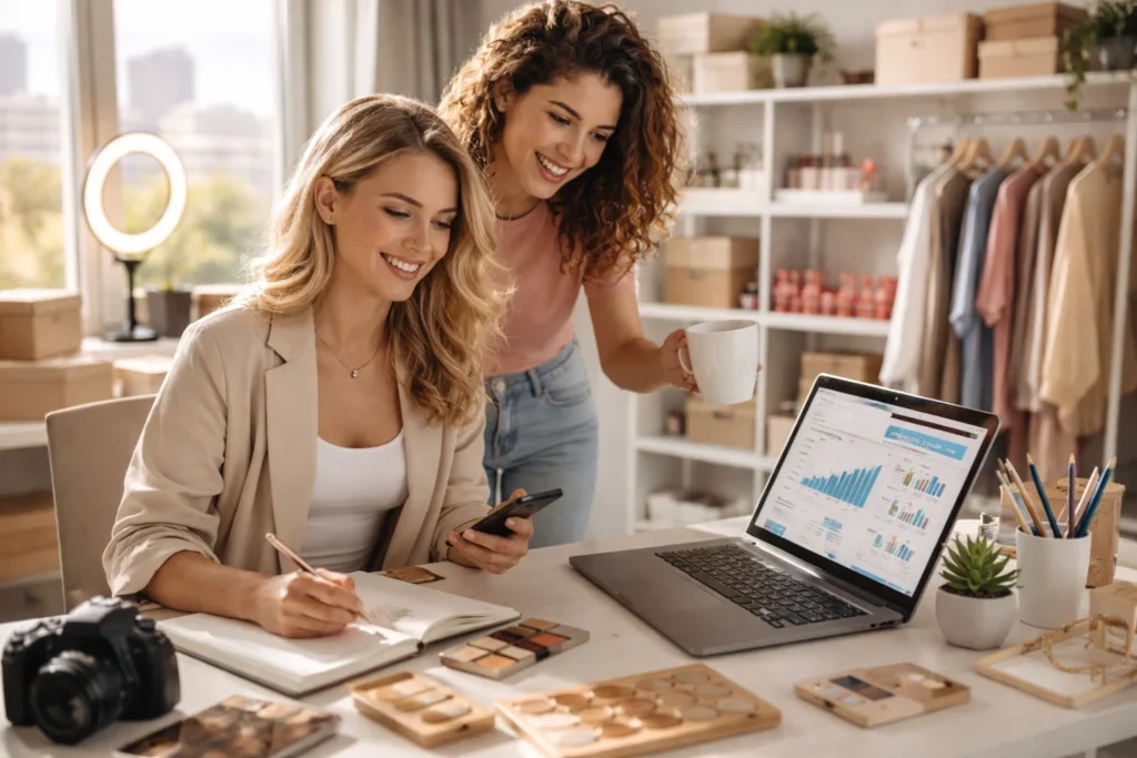 Frauen bauen Online-Business auf